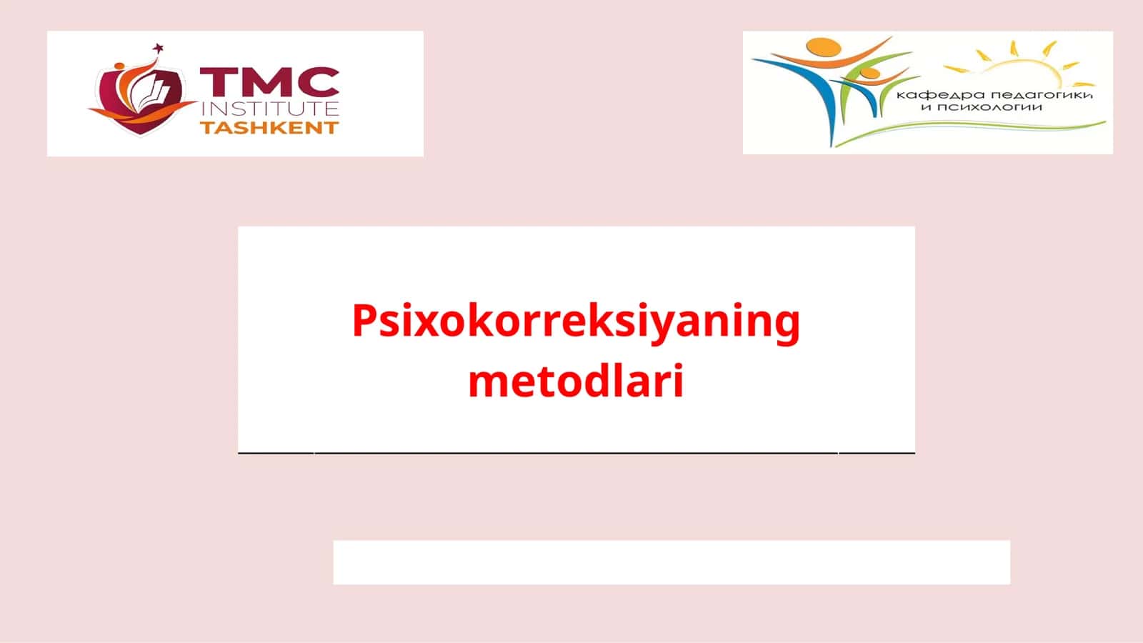 Psixokorreksiyaning metodlari 1