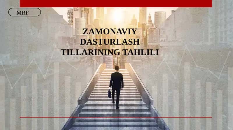 Zamonaviy dasturlashtillarining tahlili 1