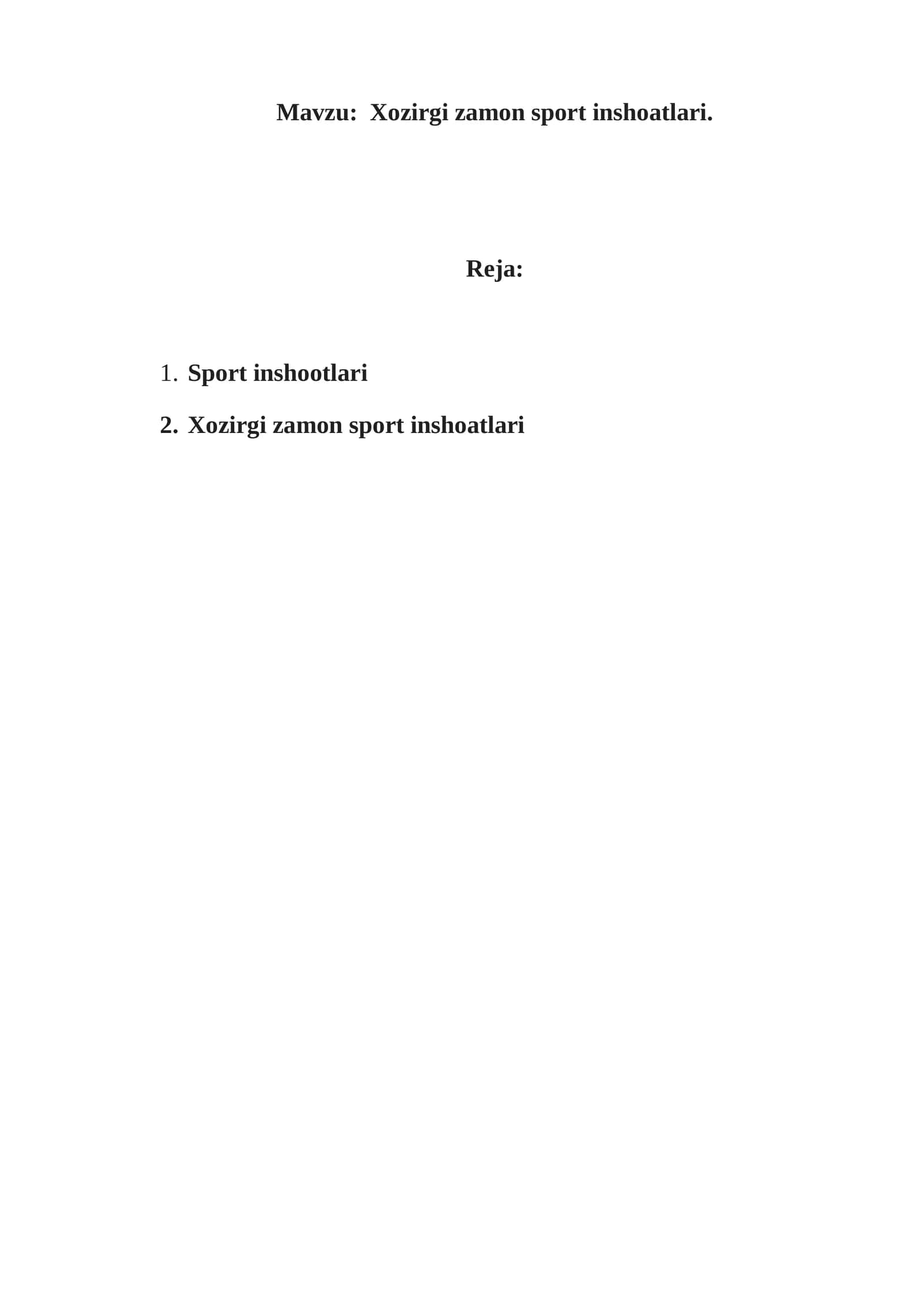 Xozirgi zamon sport inshoatlari 1