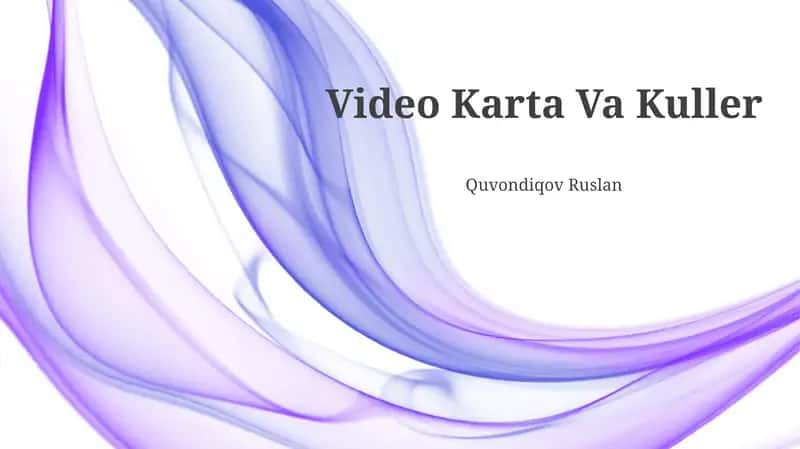 Video Karta Va Kuller 1
