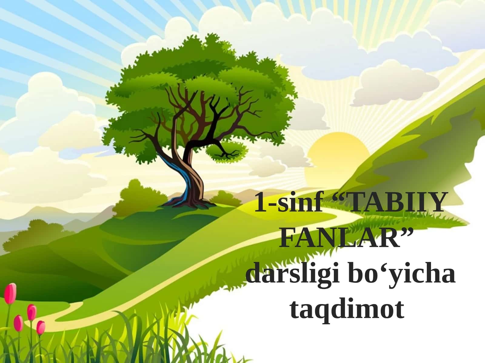 1-sinf “TABIIY FANLAR” darsligi bo‘yicha taqdimot 1