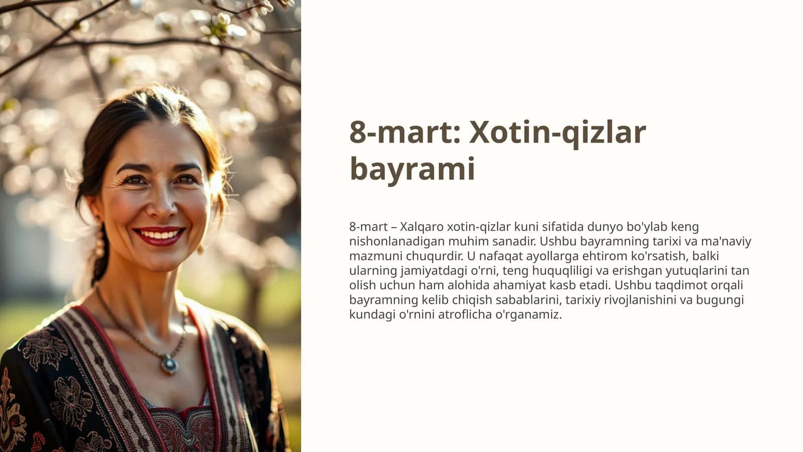 8 mart kelib chiqishi 1