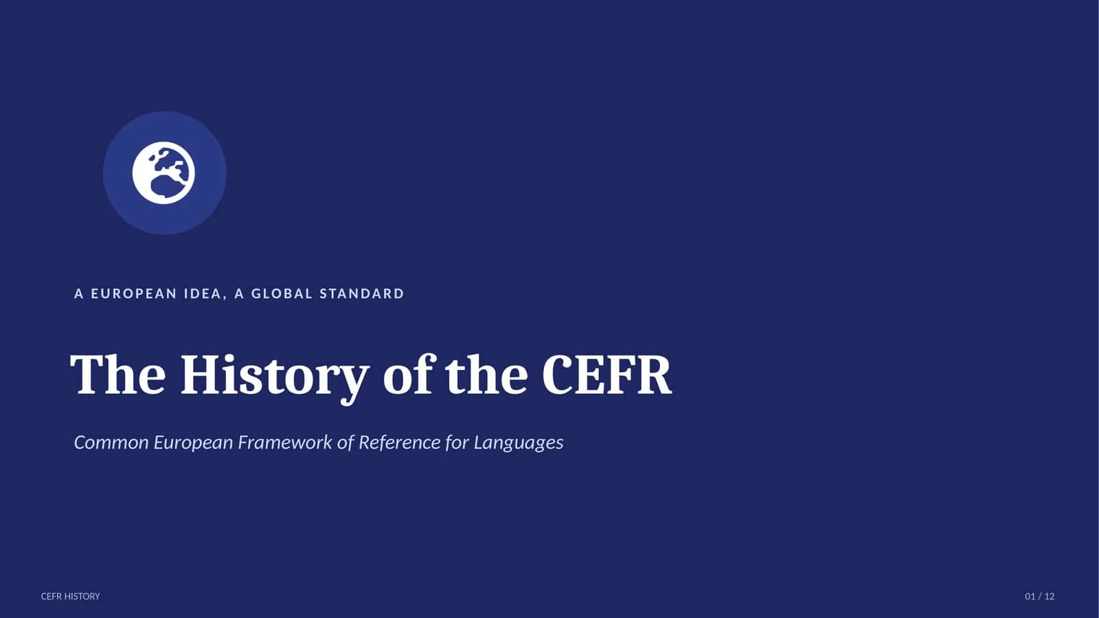 CEFR history 1