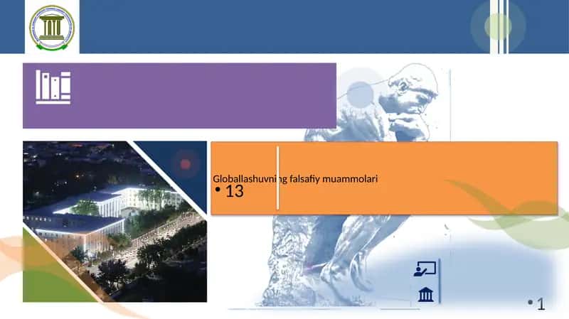 Globallashuvning falsafiy muammolari 1