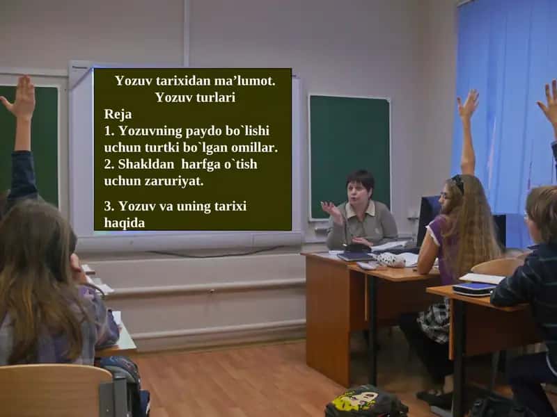 Yozuv tarixidan maʼlumot. Yozuv turlari 1