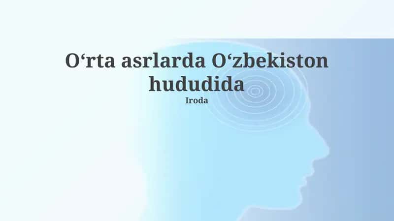 Oʻrta asrlarda Oʻzbekiston hududida 1
