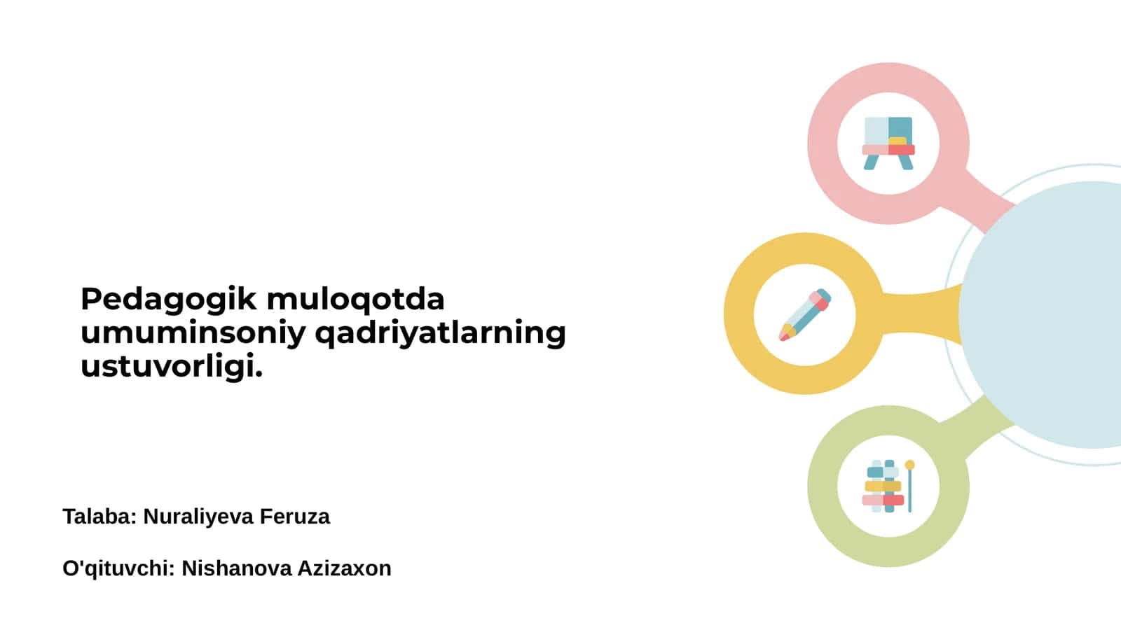 Pedagogik muloqotda umuminsoniy qadriyatlarning ustuvorligi 1
