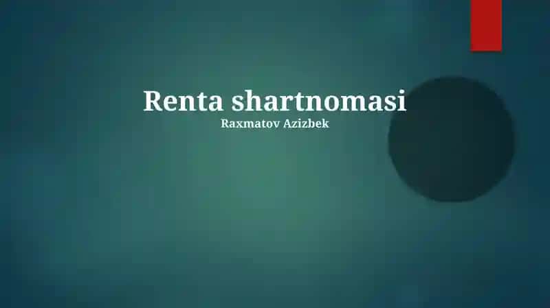 Ijara shartnomasi