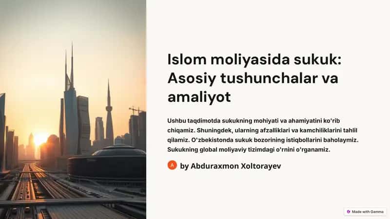 Sukukning ta'rifi va mohiyati 1