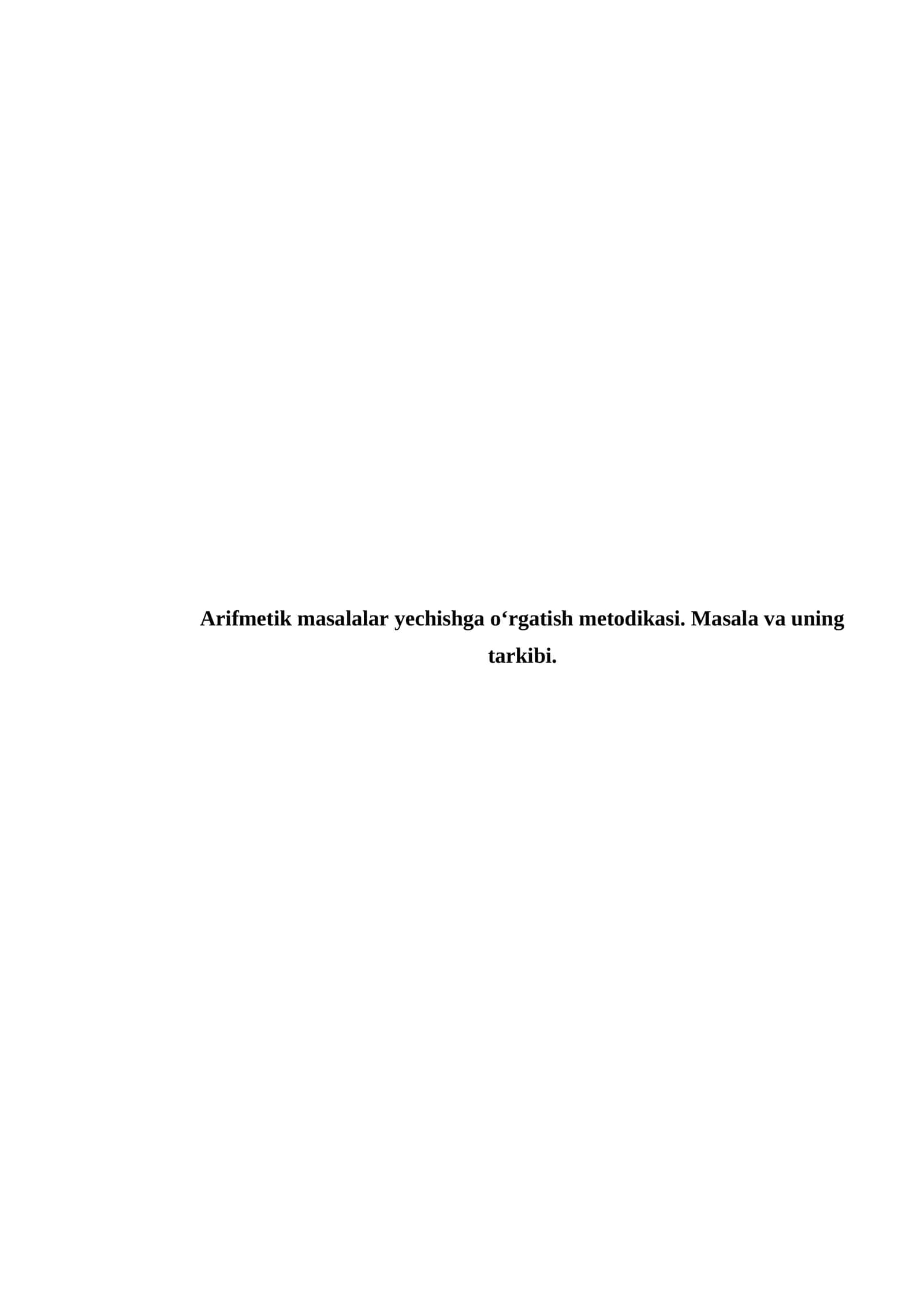 ARIFMETIK_MASALALAR_YECHISH 1