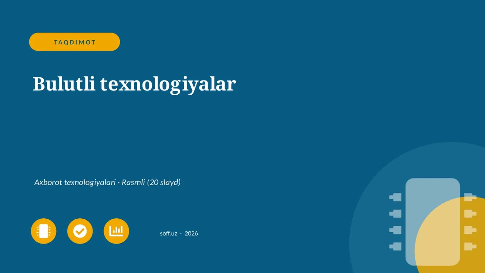 Bulutli texnologiyalar 1