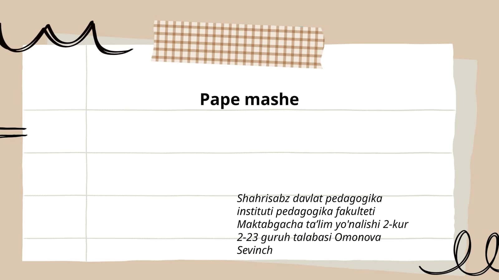Papye-mashe san'ati tarixi 1