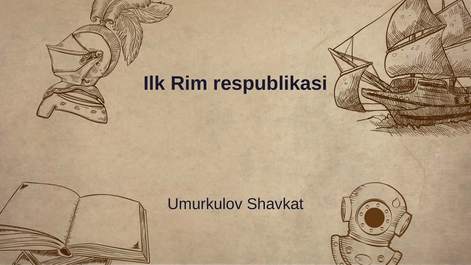 Ilk Rim respublikasi 1
