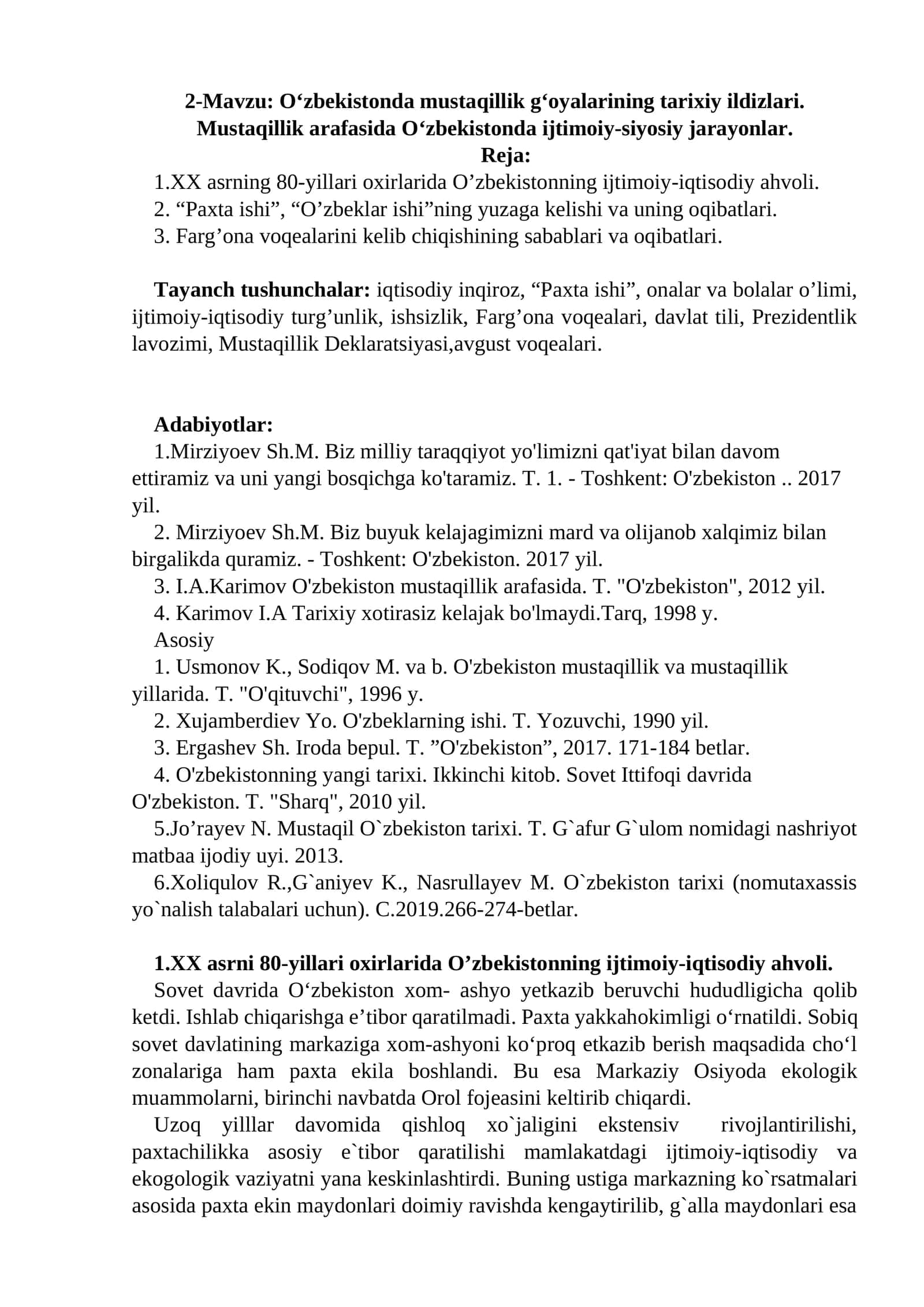 O‘zbekistonda mustaqillik g‘oyalarining tarixiy ildizlari 1