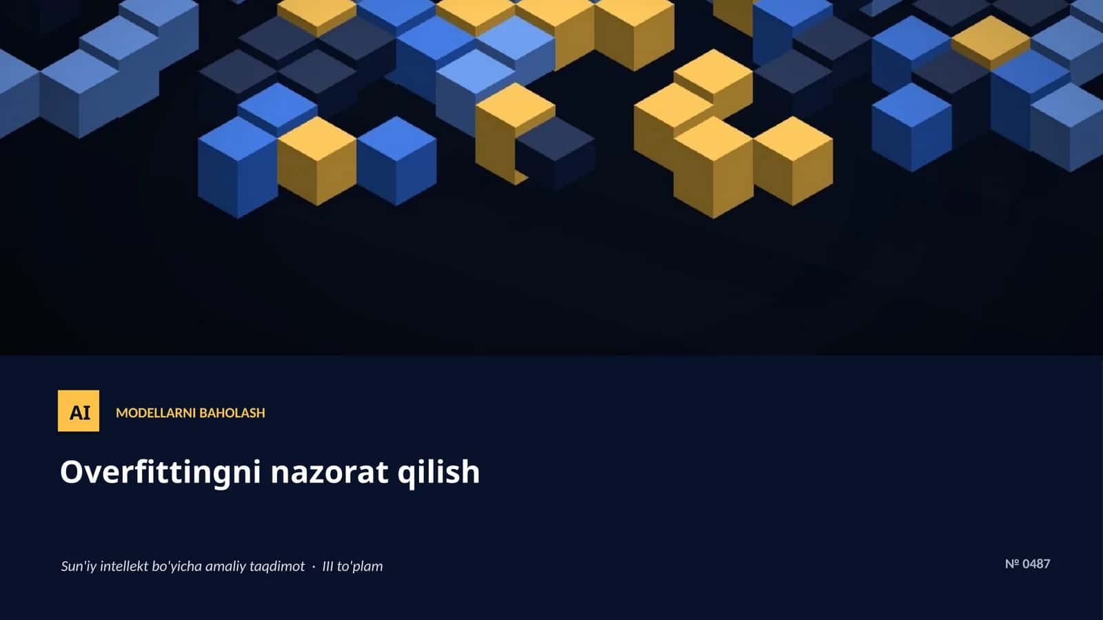 Modellarni baholash 1