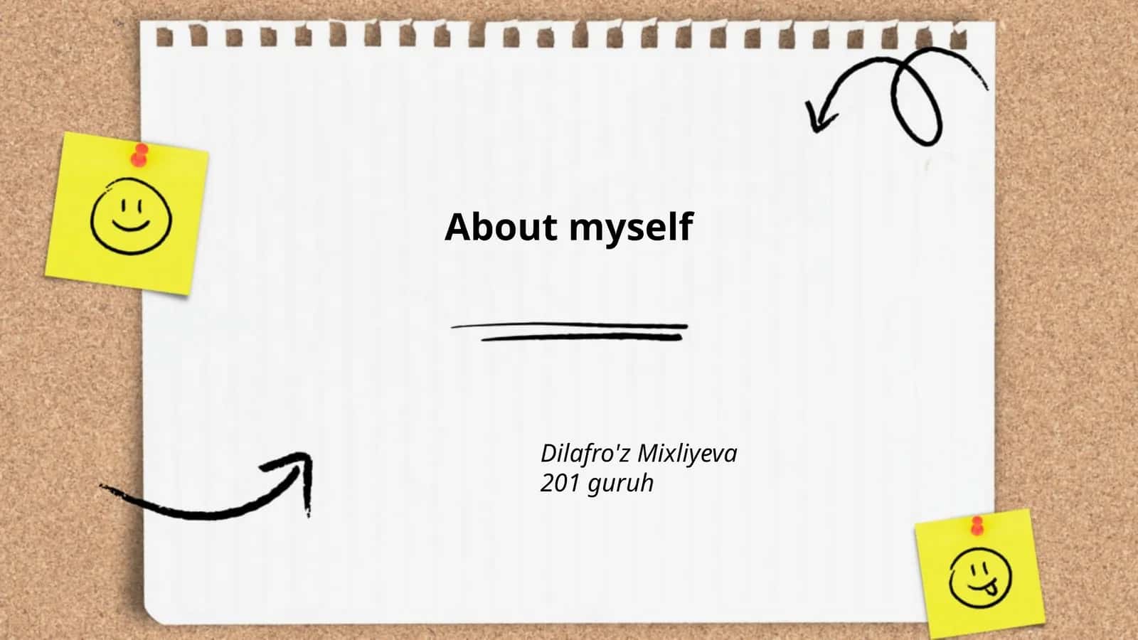 About myself 1
