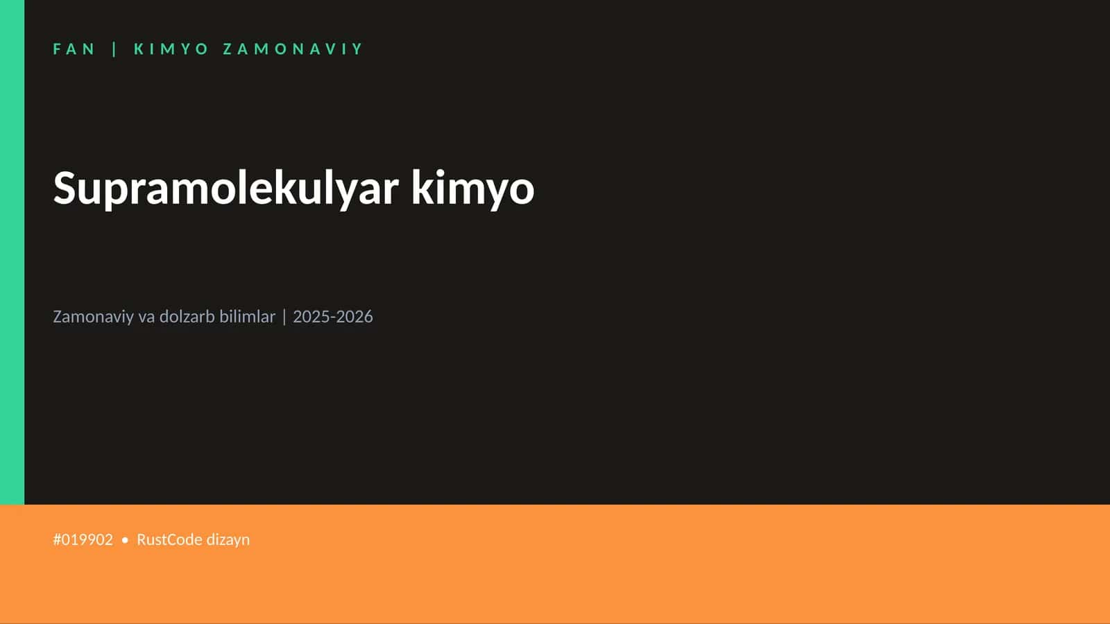 Supramolekulyar kimyo 1