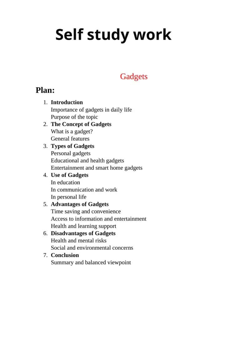 Gadgets 1