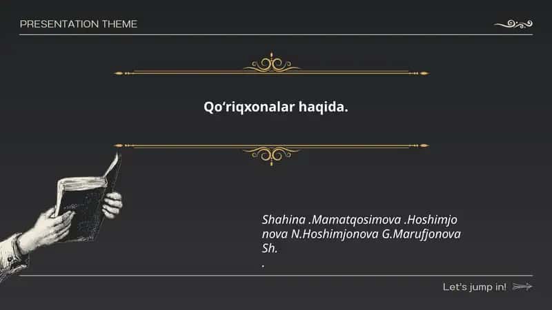 Qoʻriqxona – ta'rifi va maqsadi 1