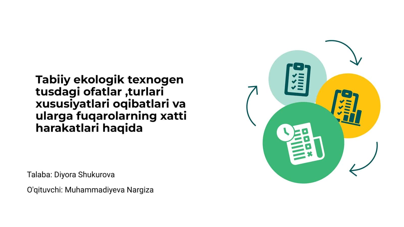 Tabiiy Ekologik Tohid Tushunchi va Asosiy Ta'rifi 1