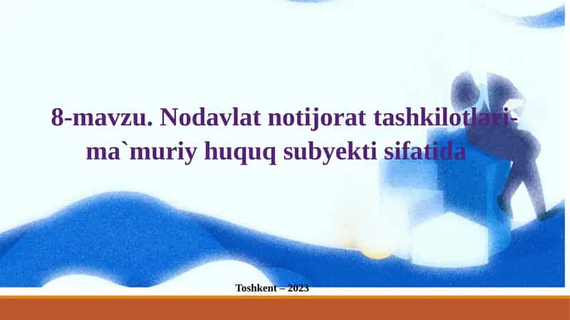 Nodavlat notijorat tashkilotlari 1