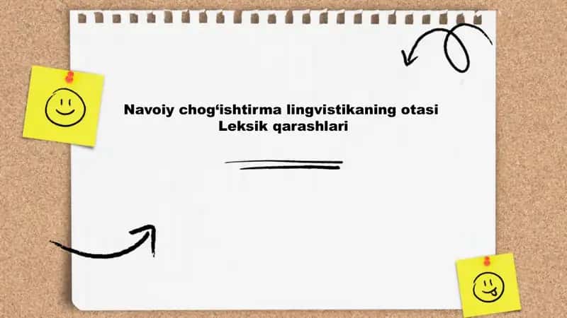 Navoiy chog‘ishtirma lingvistikaning otasi 1