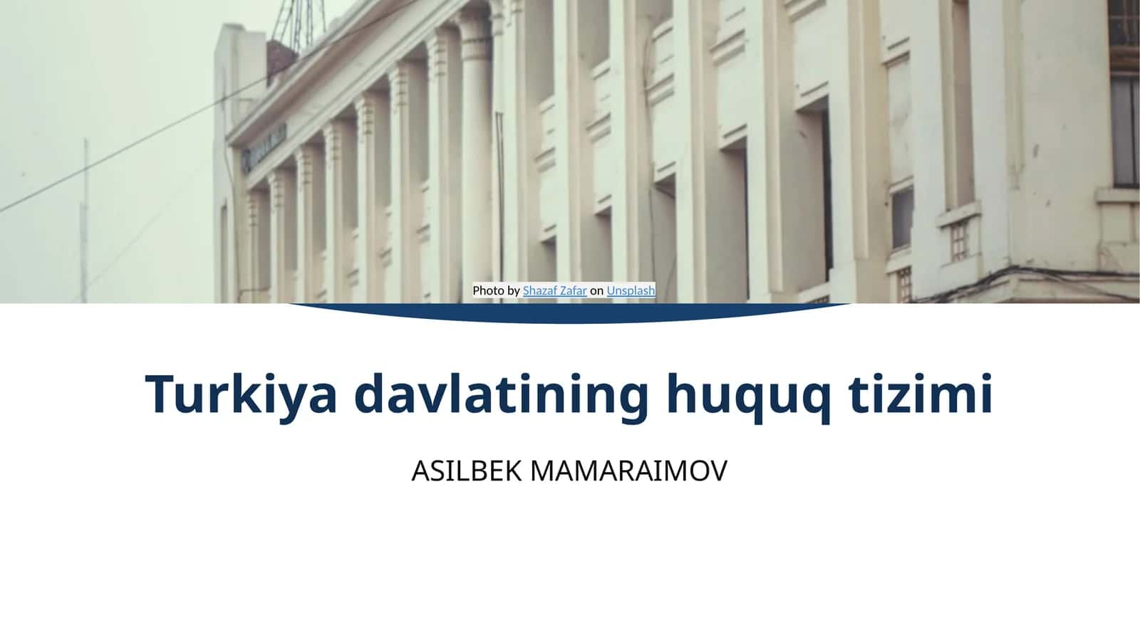 Turkiya davlatining huquq tizimi 1