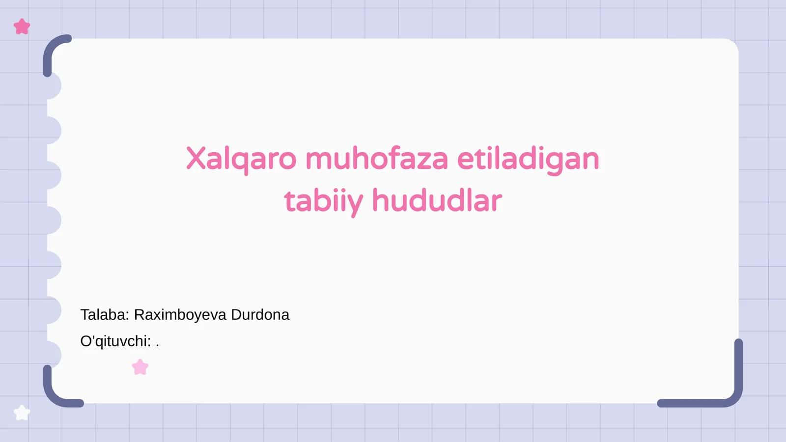 Xalqaro muhofaza etiladigan tabiiy hududlar 1