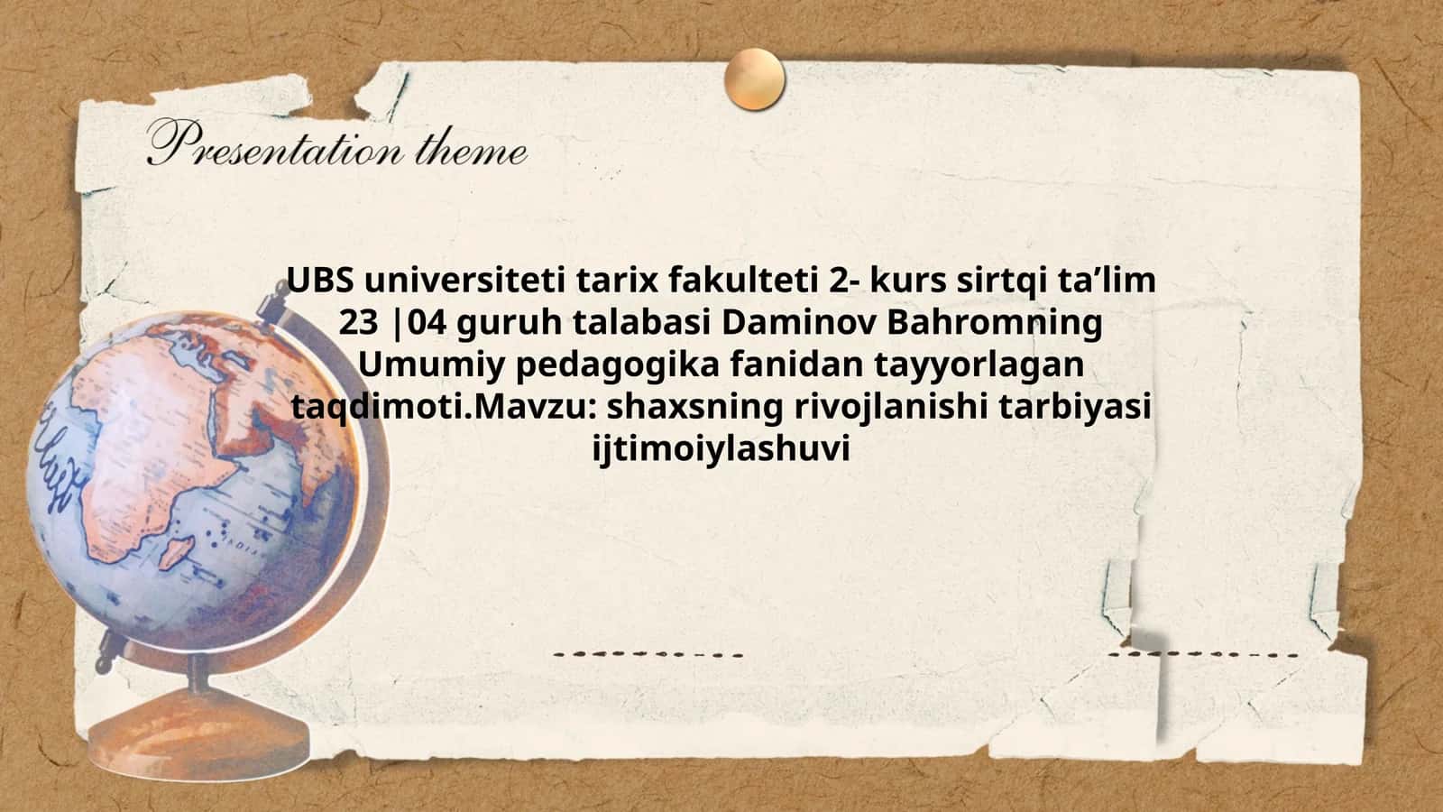 shaxsning rivojlanishi tarbiyasi ijtimoiylashuvi 1