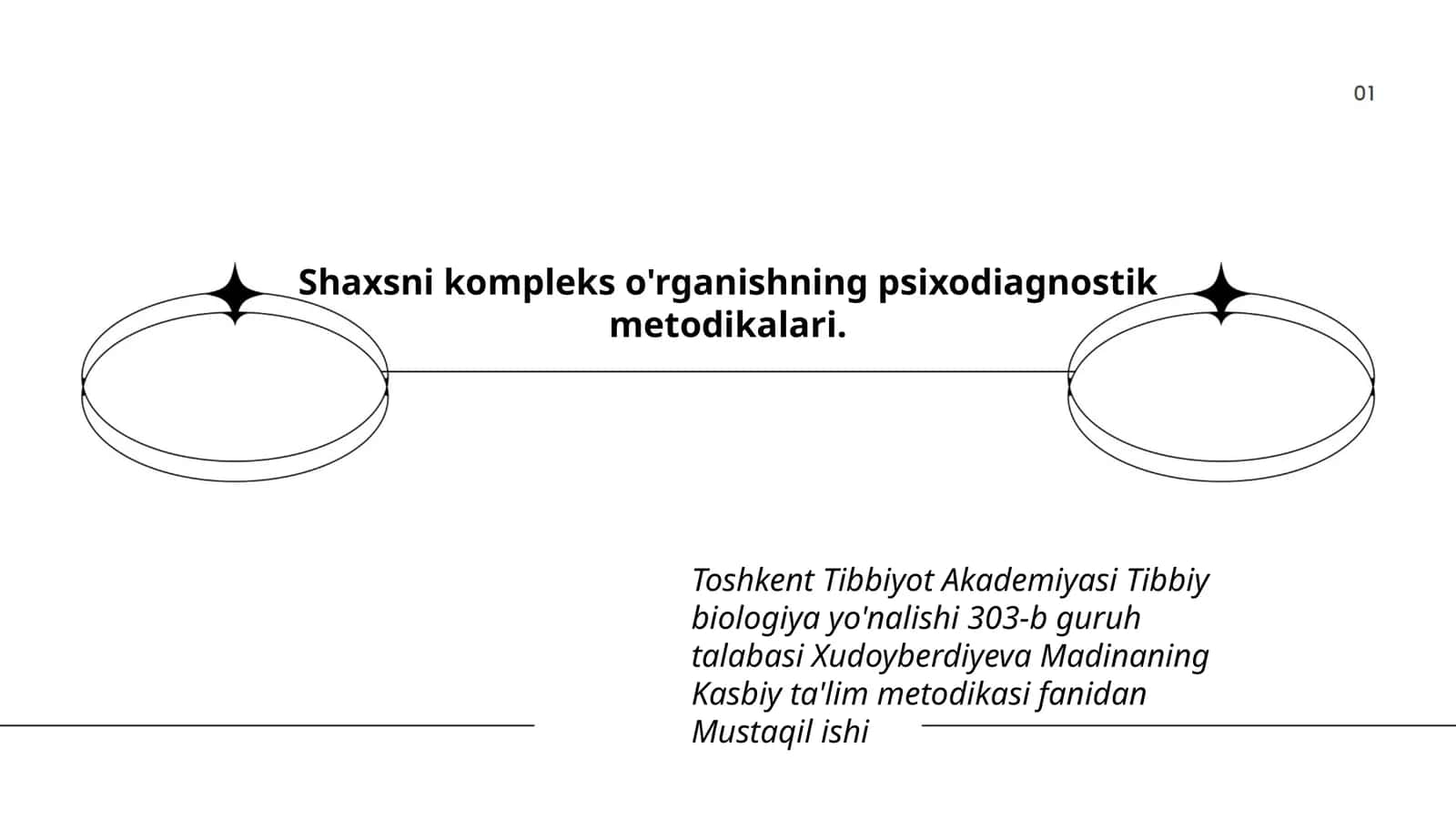 Shaxsni kompleks o'rganish psixodiagnostik metodikalari 1