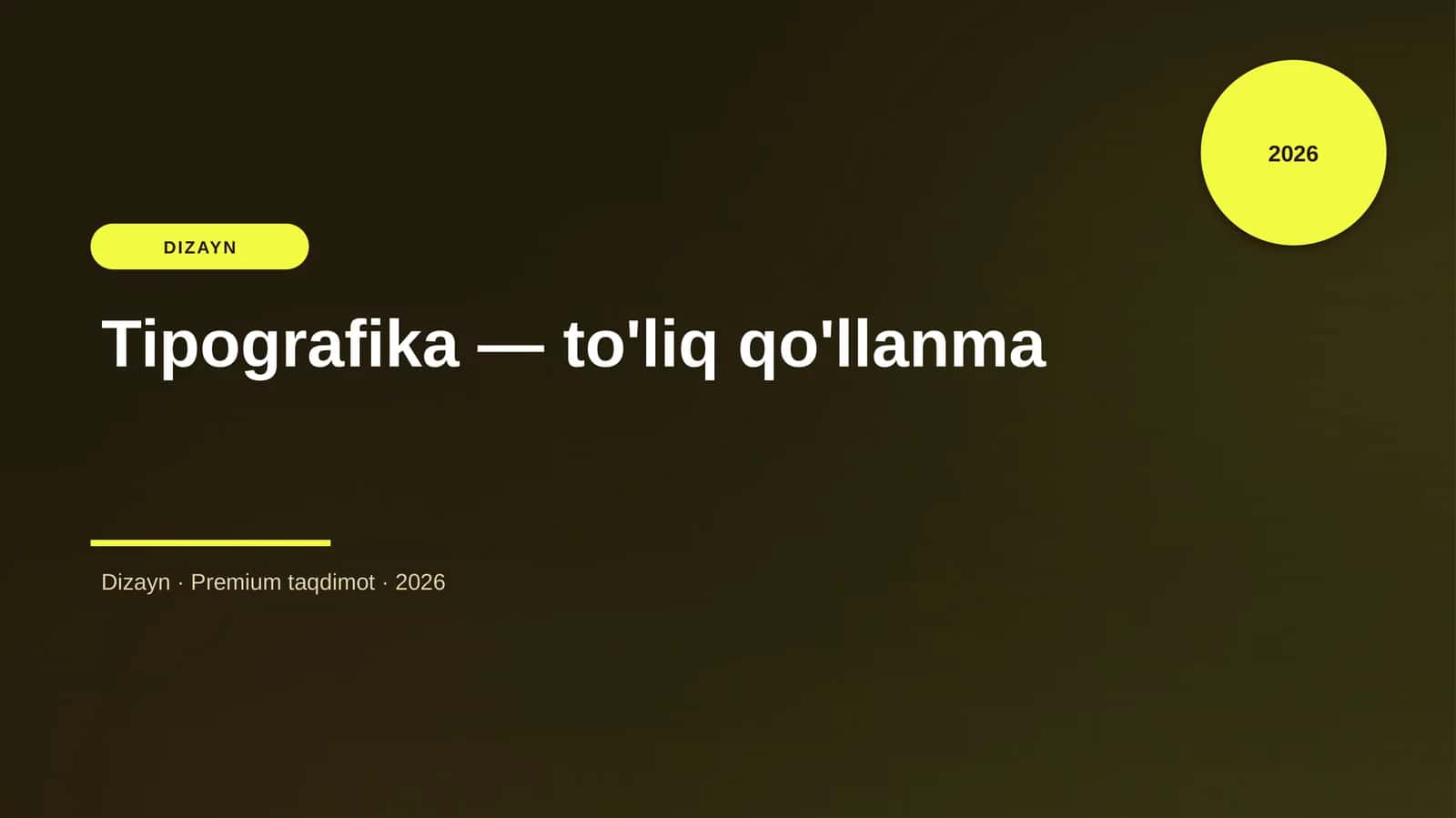 Tipografika — to'liq qo'llanma 1