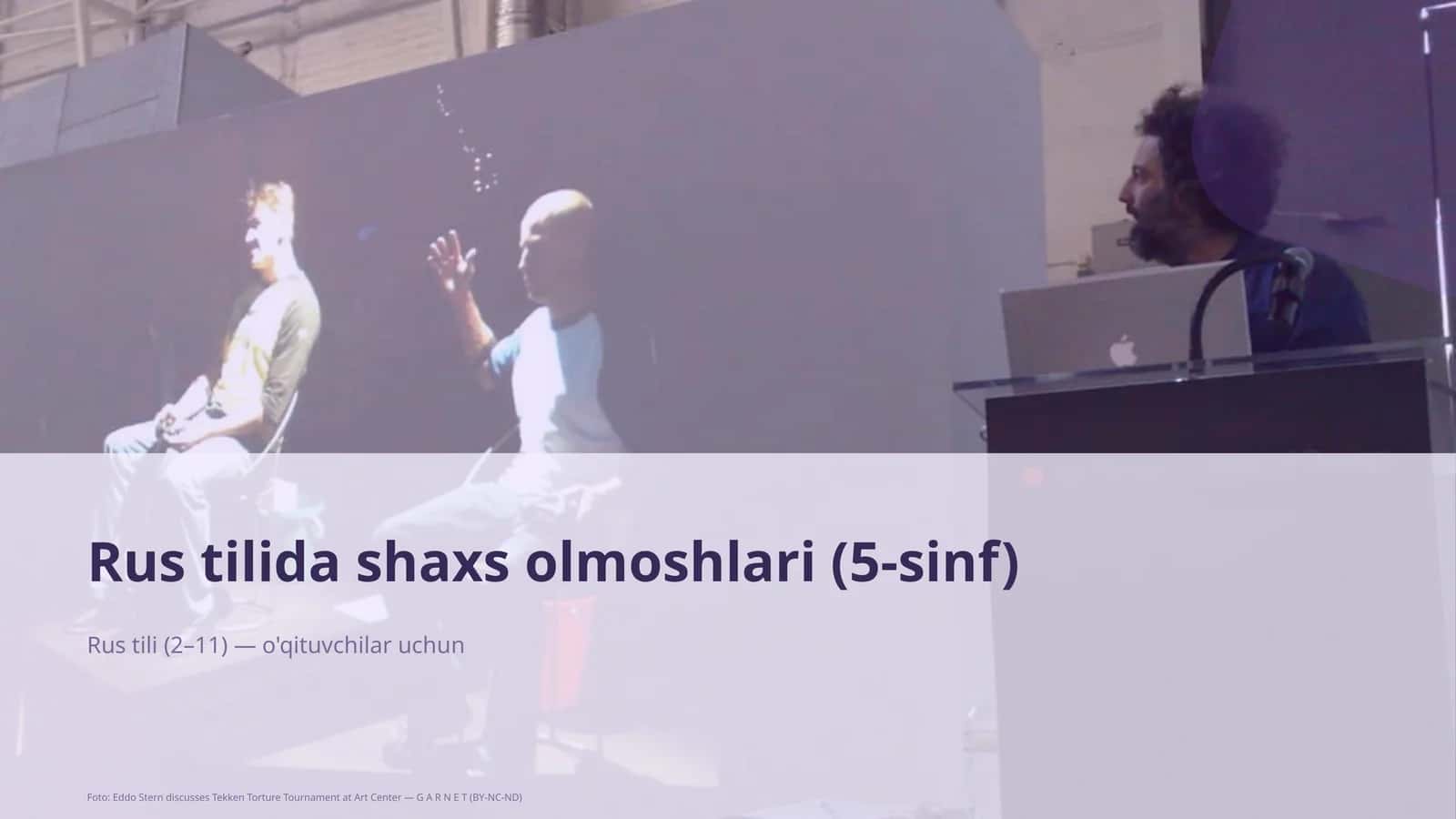 Rus tilida shaxs olmoshlari (5-sinf) 1