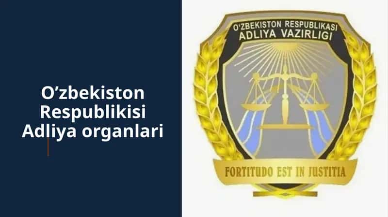 O’zbekiston Respublikisi Adliya organlari 1