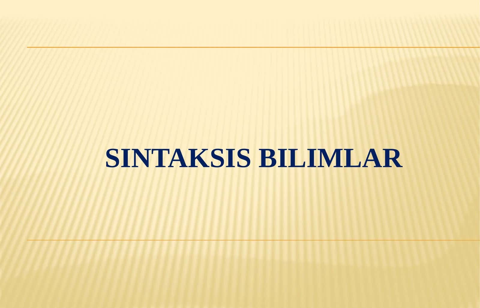sintaksis bilimlar 1