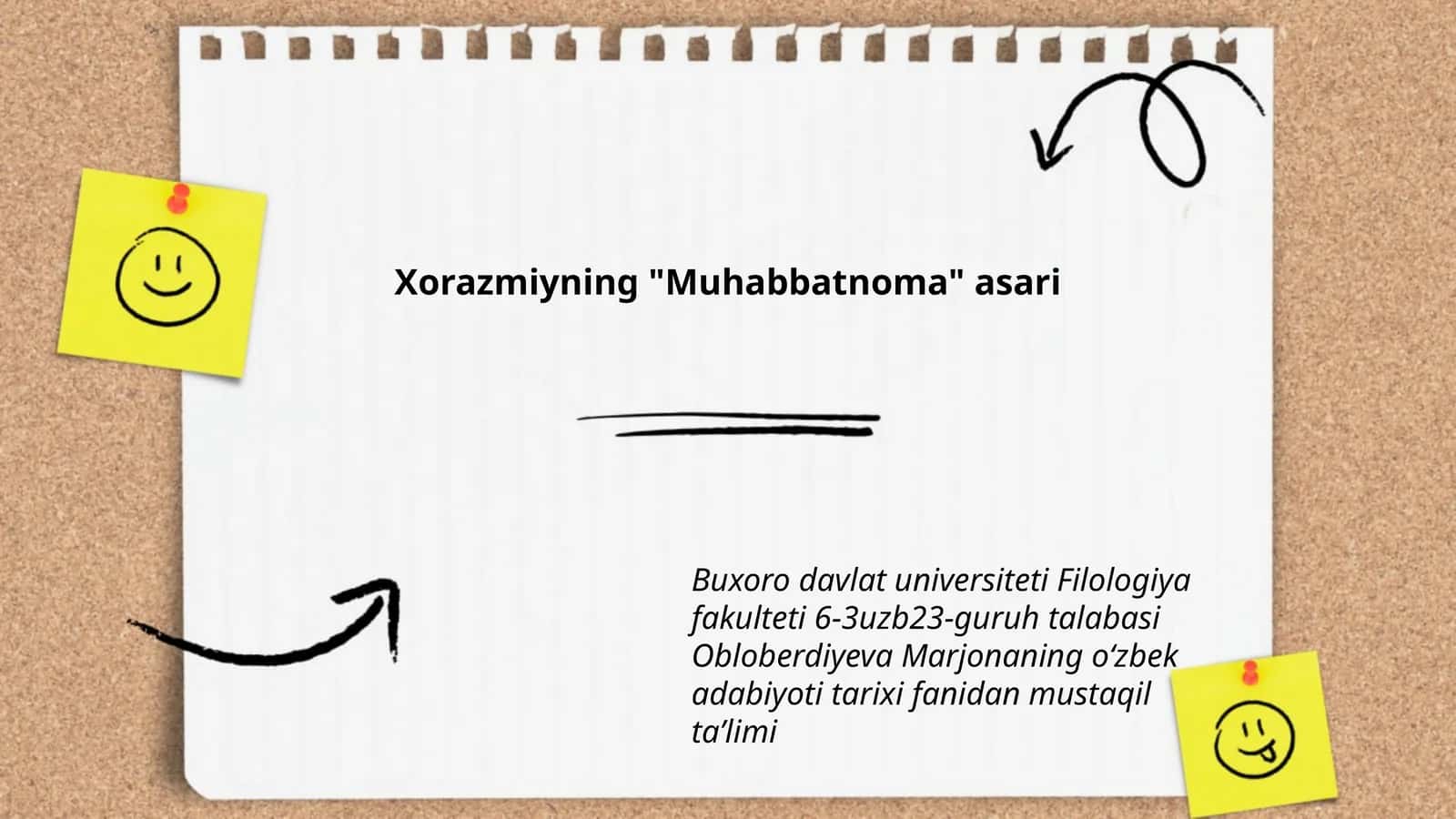 Xorazmiyning "Muhabbatnoma" asari 1