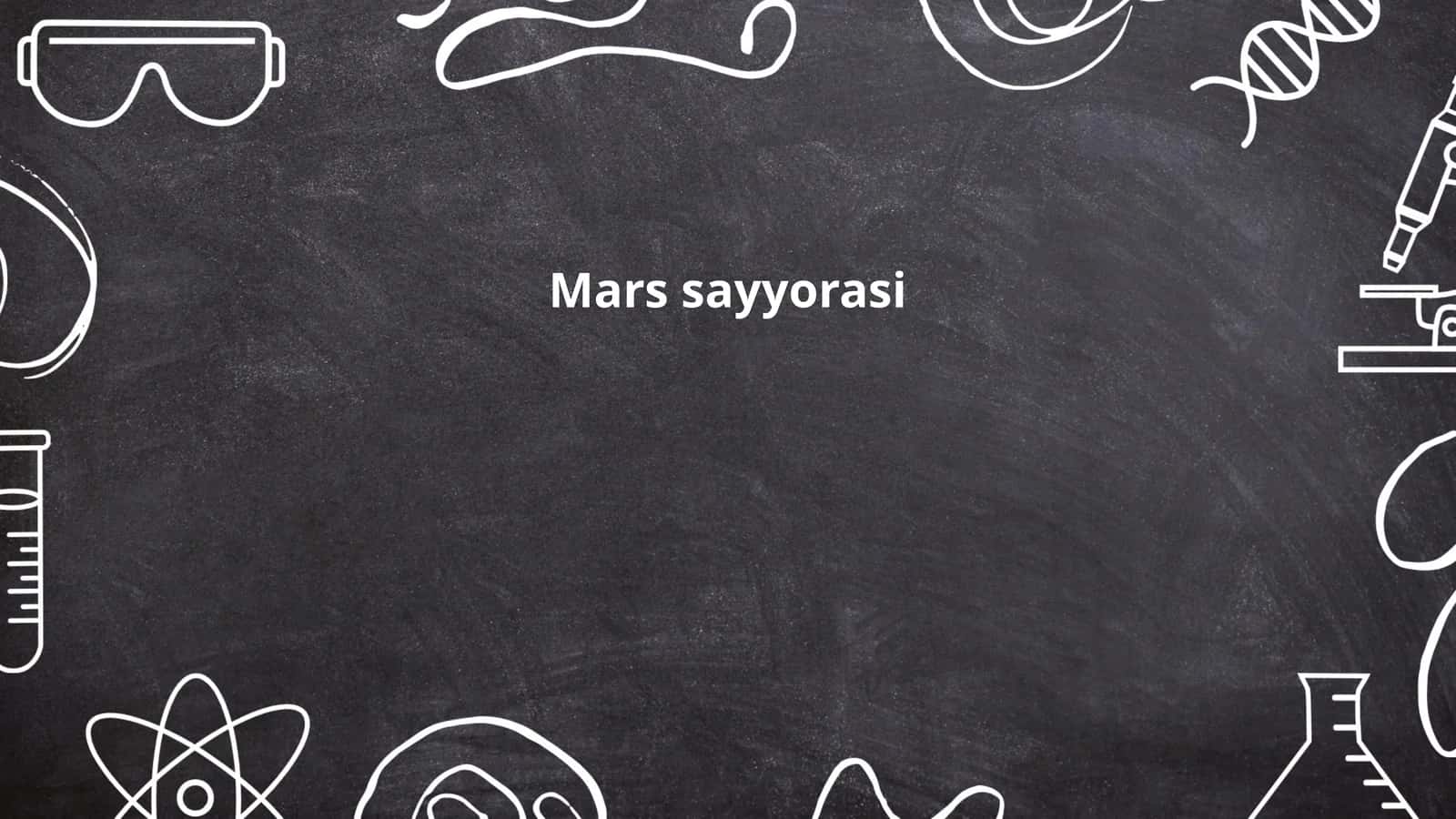Mars sayyorasi 1