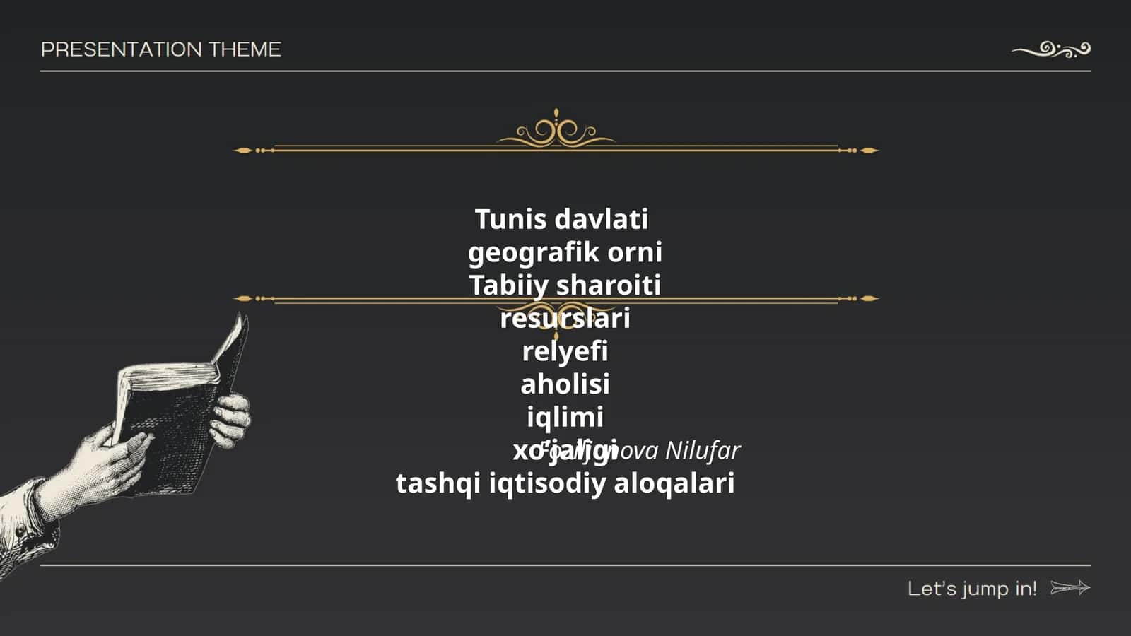 Tunis davlati geografik o'rni 1