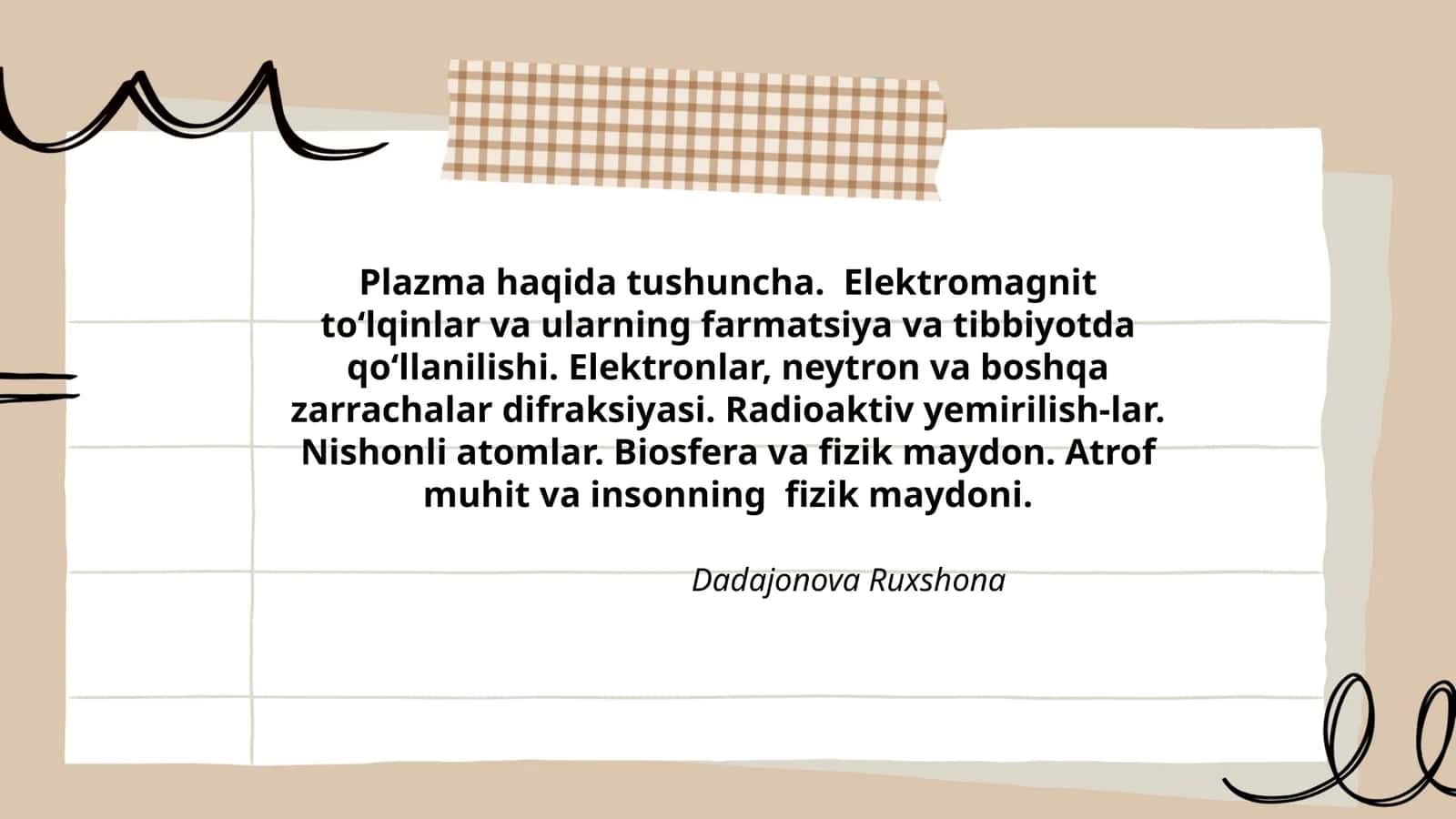 Dadajonova Ruxshona 1
