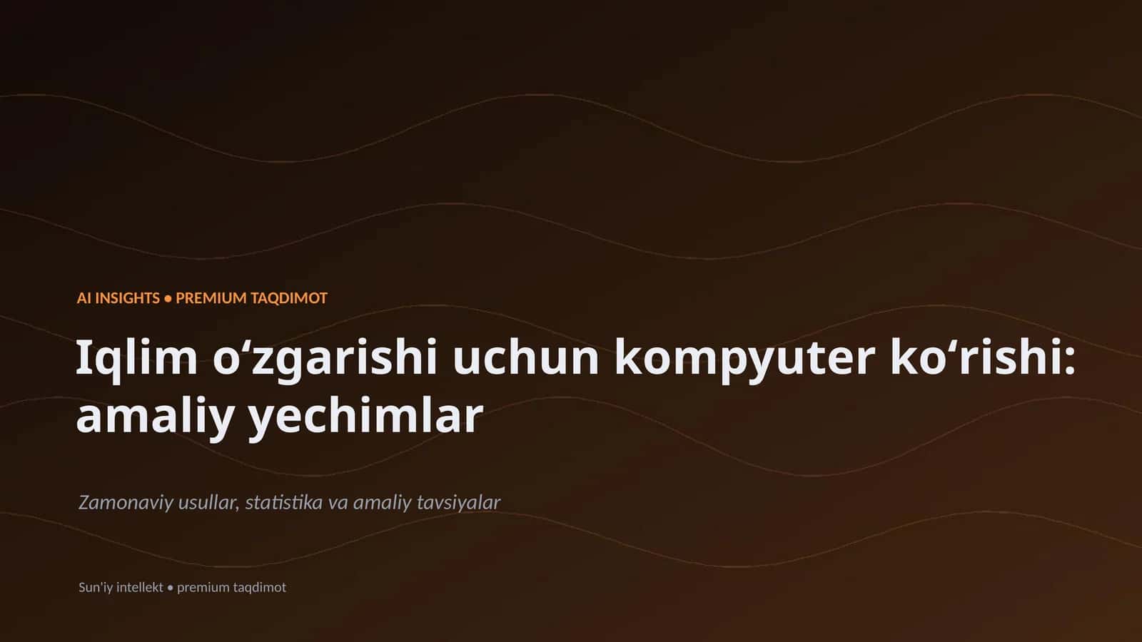 AI INSIGHTS • PREMIUM TAQDIMOT 1