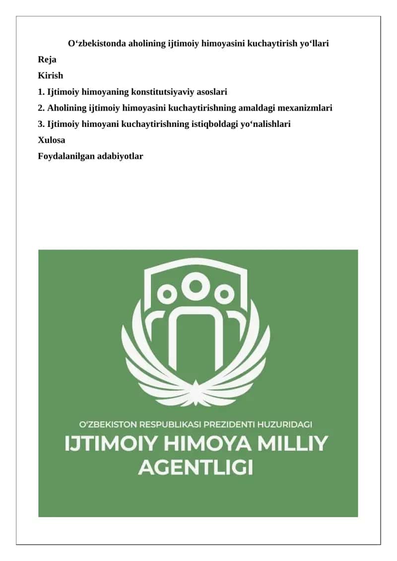 Ijtimoiy himoya tizimi 1