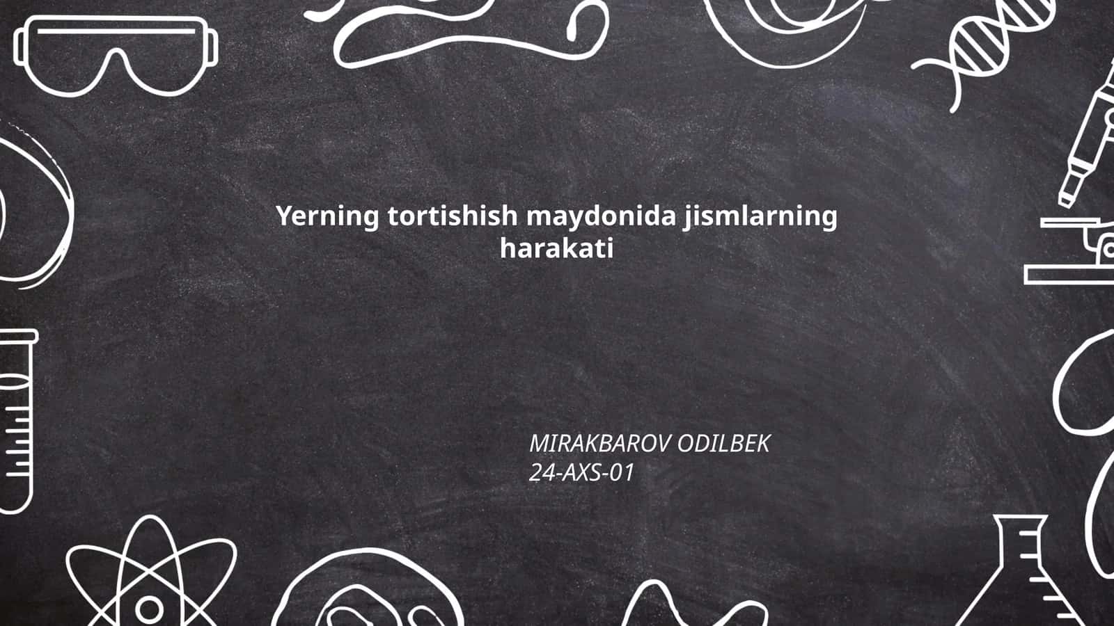 Gravitatsion maydonning asosiy xususiyatlar 1