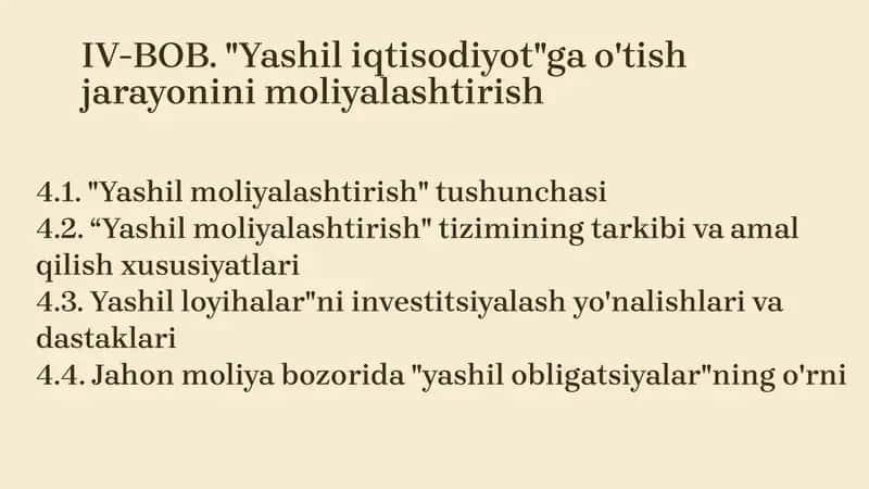 Yashil iqtisodiyot 1