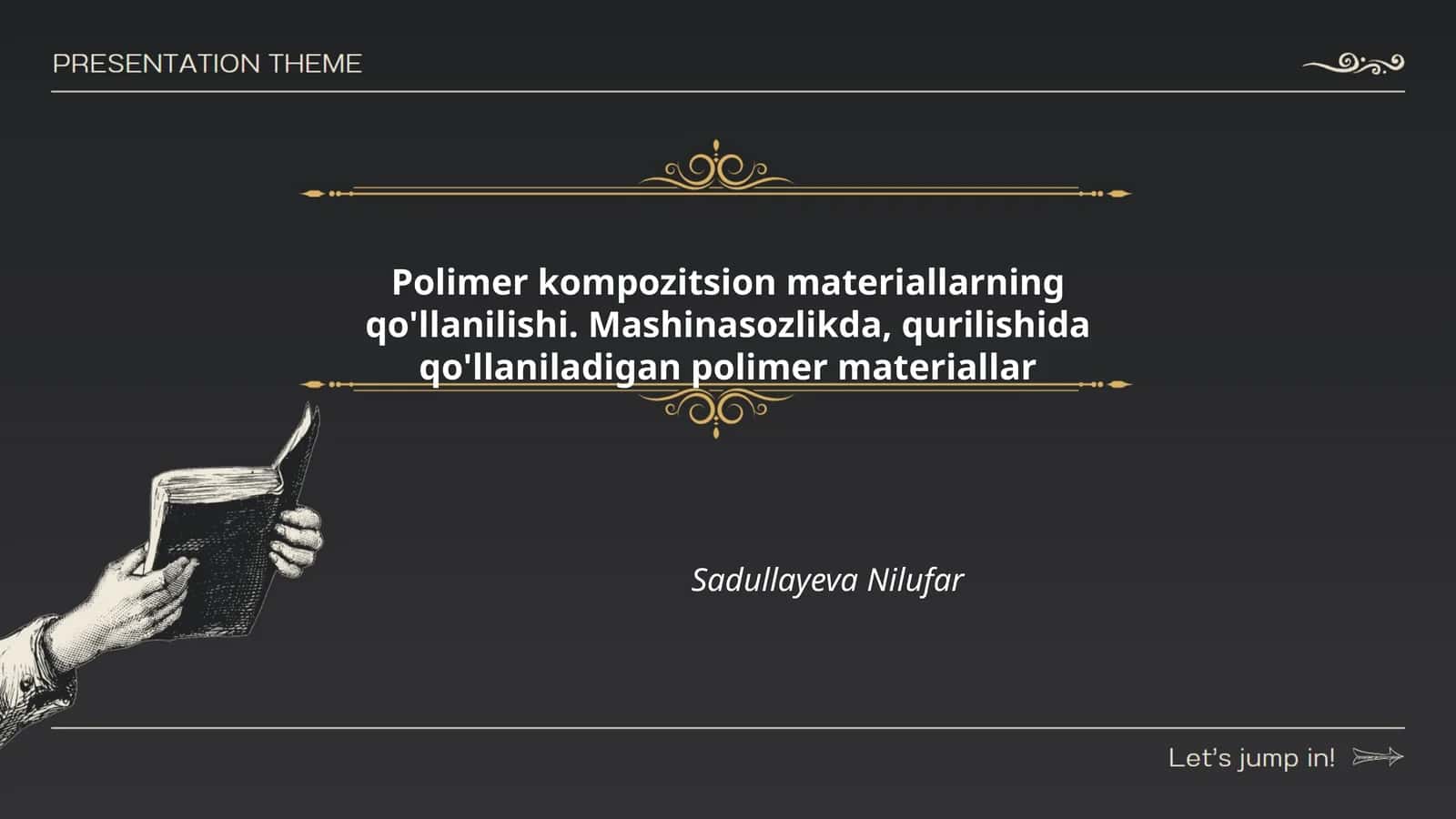 Polimer kompozitsion materiallarning qo'llanilishi 1