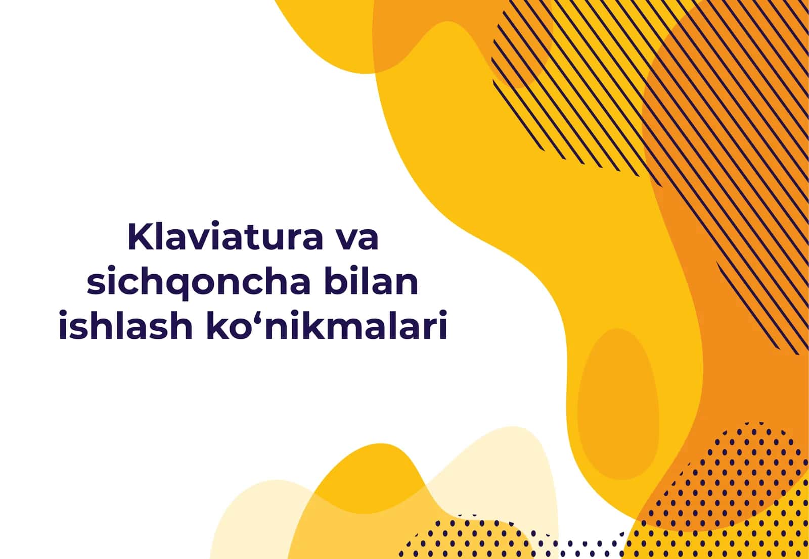 Klaviaturavasichqonchabilanishlashko‘nikmalari 1