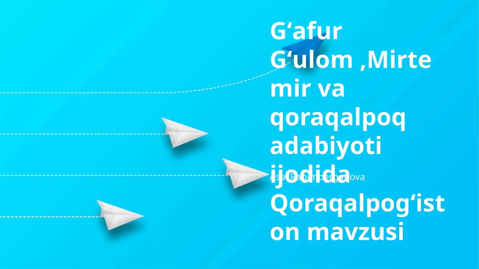 Qoraqalpogʻiston mavzusi 1