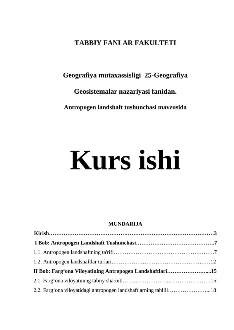 Antropogen landshaft tushunchasi 1