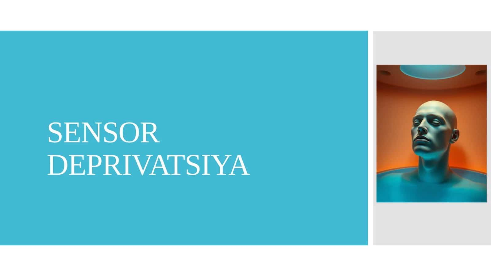 SENSOR DEPRIVATSIYA 1