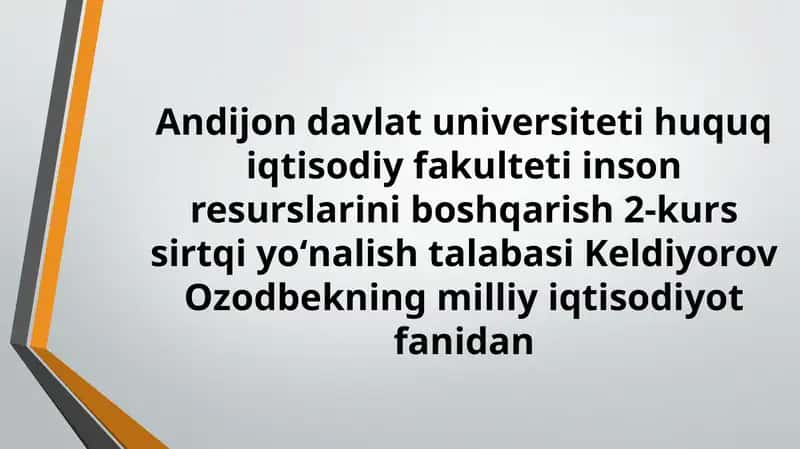 Mamlakat iqtisodiyotining sanoat majmui 1