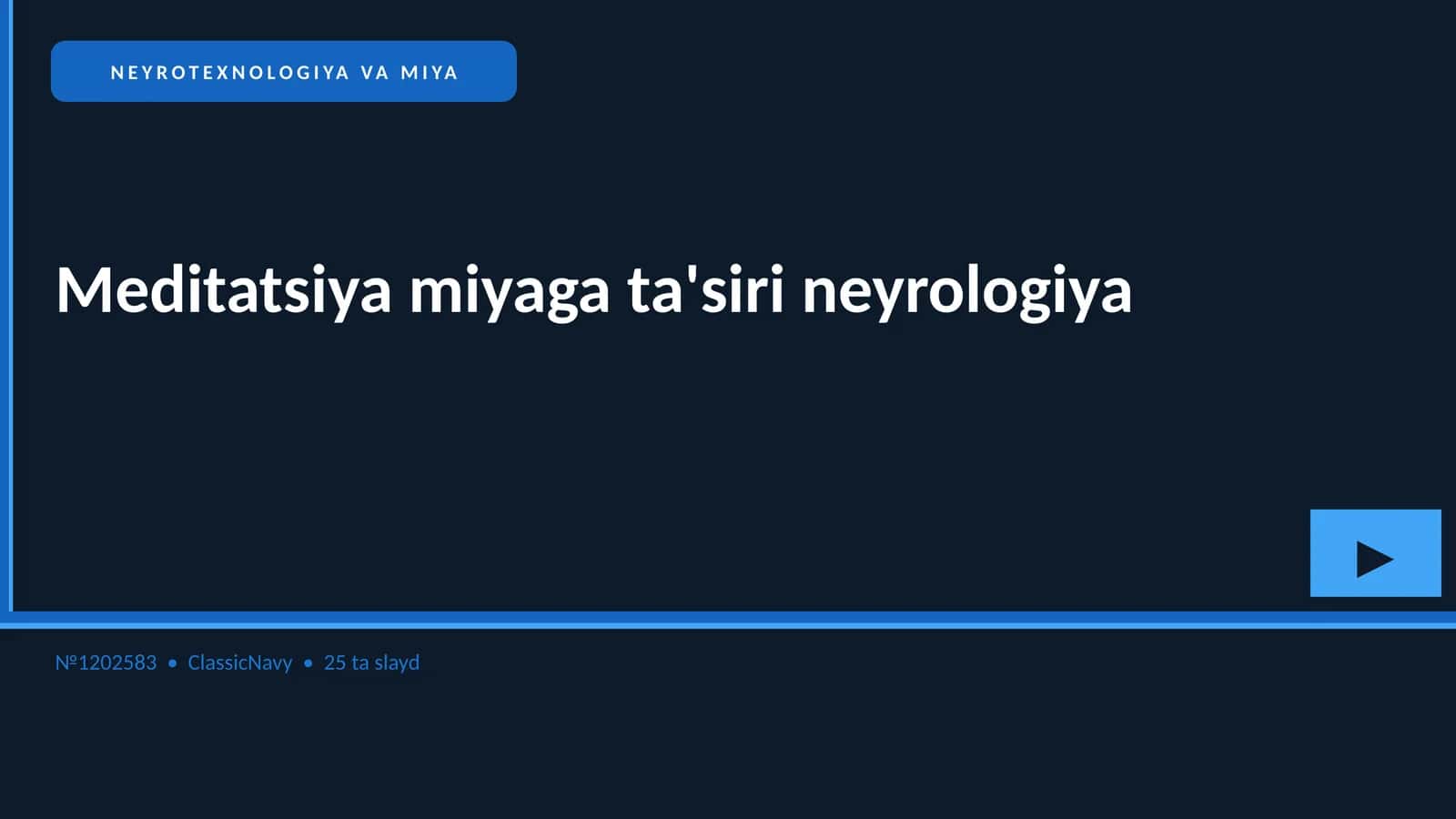 NEYROTEXNOLOGIYA VA MIYA 1