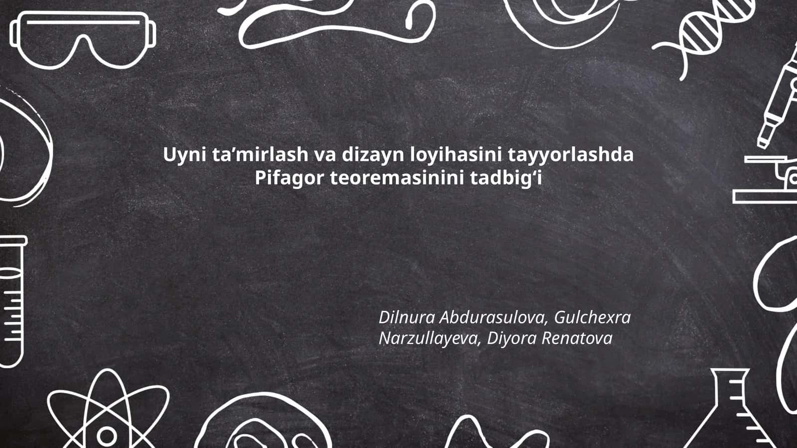 Pifagor teoremasini tadbig‘i 1